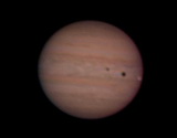 Jupiter Schatten Ganymed mit 8Zoll Orion RGB