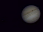 Jupiter , Ganymed und Io und sein Schatten