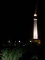 Leuchtturm von Biaritz bei Nacht